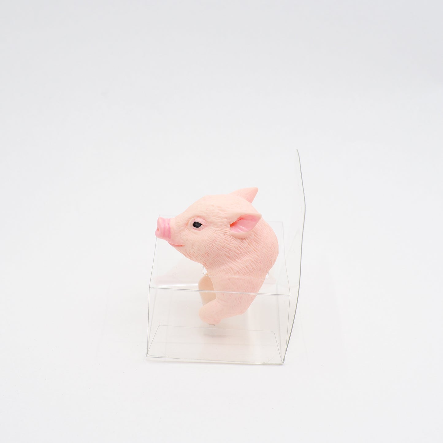 動物雕刻戒指 - 豬