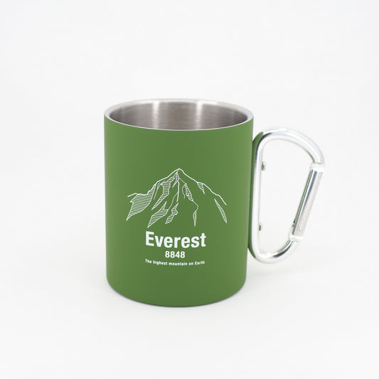 登山扣不銹鋼杯 - 綠