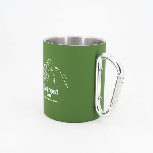 登山扣不銹鋼杯 - 綠