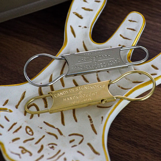 日本製金屬鑰匙釦 - 黃銅